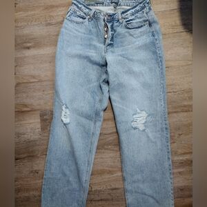 Light Blue Distressed Jeans